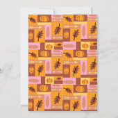 Schattige Turkije Vriendschappen Thanksgiving Uitn Kaart (Achterkant)