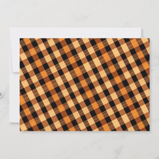 Schattige Turkije Vriendsgiving Kaart (Achterkant)