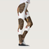 Schattige Turkse Thanksgiving Leggings (Rechts)