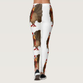 Schattige Turkse Thanksgiving Leggings (Achterkant)