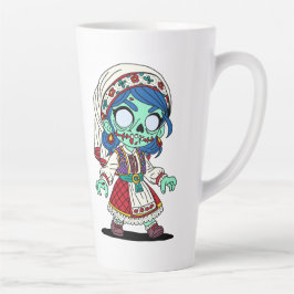 Schattige Turkse Zombie Latte Mok