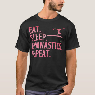 Schattige Turnkunst voor Meisjes Vrouwen Tumbling T-shirt