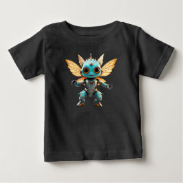 Schattige Turquoise Dansende Robot Pixie