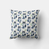 Schattige Tuxedo Cat Motif Kussen (Achterkant)