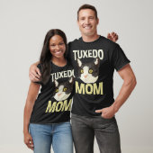 Schattige Tuxedo Kat Moeder Kitty Moeder Dier T-shirt (Unisex)