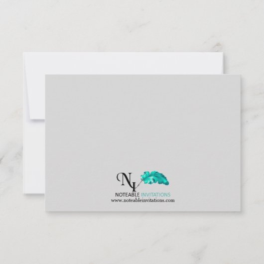 Schattige twee bruidegoms die trouwen op een gay t kaart (Achterkant)