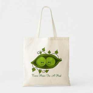 Schattige Twee Erwten In Een Peul Tote Bag