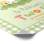 Schattige Twee Gekke Boerderij Gans Verjaardag Wel Poster (Hoek)