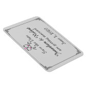 Schattige Twee Grooms Cartoon Gay Bruiloft Save th Magneet (Rechterzijde)