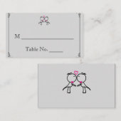 Schattige Twee Grooms Kussen Gay Trouwplaats Kaart Plaatskaartje (Voorkant / Achterkant)