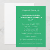 Schattige Twin Baby shower Uitnodiging (Voorkant / Achterkant)