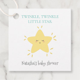 Schattige Twinkle Little Star Nursery Rhyme Baby s Bedankjes Labels