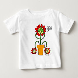 Schattige Twins Cartoon Bloemen Moeder met Twin Ba