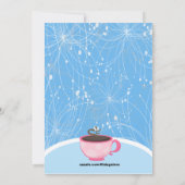 Schattige Twins Ice Skating Birthday Invitation Kaart (Achterkant)