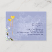 Schattige Two Hearts Wedding Planner Visitekaartje (Achterkant)