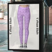 Schattige Ube Toucan vogelpatroon Leggings