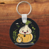 Schattige Uien Avontuur Sleutelhanger (Voorkant)