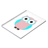 Schattige Uil Baby shower Gastenboek Notitieboek (Linkerzijde)