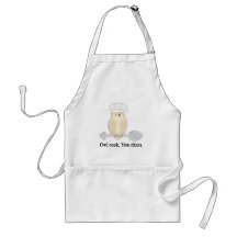 Schattige Uil Bakker of Chef