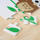 schattige uil cartoon legpuzzel (Zijkant)