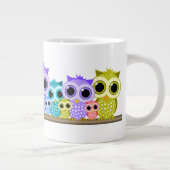 schattige uil grote koffiekop (Rechts)