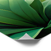 Schattige Uil in Kleurrijke Beanie Poster (Hoek)