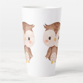 Schattige uil latte mok (Voorkant)