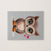 Schattige Uil Legpuzzel (Horizontaal)