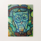 Schattige Uil Legpuzzel (Verticaal)