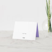 Schattige Uil Meisje Baby shower Dank u kaart (Achterkant)