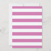 Schattige Uil Meisje Baby shower Uitnodiging (Achterkant)