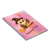 Schattige uil notitieboek (Rechterzijde)