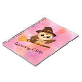 Schattige uil notitieboek (Linkerzijde)