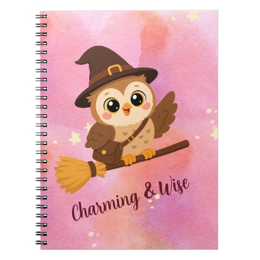 Schattige uil notitieboek (Voorkant)