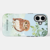 Schattige uil Oerwoud dier Case-Mate iPhone Case (Achterkant (horizontaal))