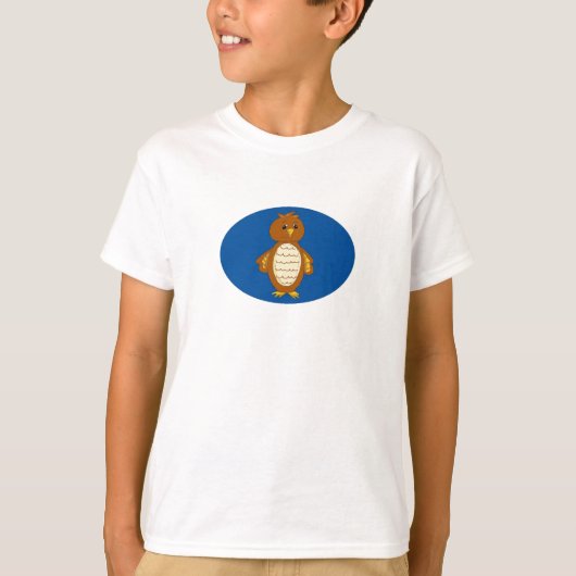 Schattige uil t-shirt (Voorkant)