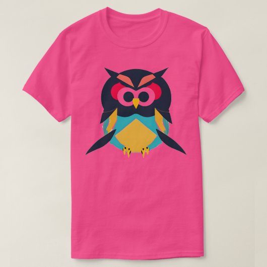 schattige uil t-shirt (Design voorkant)