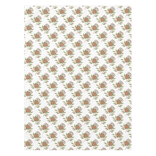 Schattige uil tafelkleed (Voorkant)