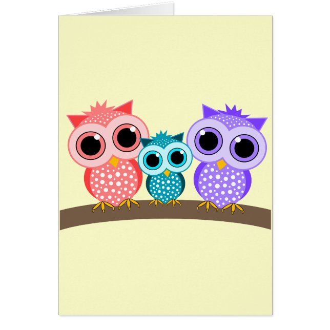 schattige uilen (Voorkant)