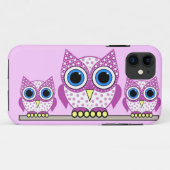 schattige uilen Case-Mate iPhone case (Achterkant (horizontaal))