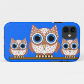 schattige uilen Case-Mate iPhone case (Achterkant (horizontaal))