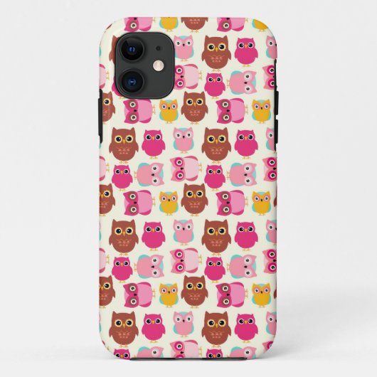 Schattige uilen Case-Mate iPhone case (Achterkant)