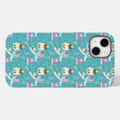 Schattige uilen genieten van een winterdag Case-Mate iPhone case (Achterkant (horizontaal))