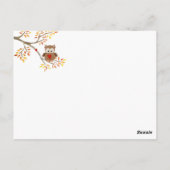 Schattige Uilen | Jij bent de uil die ik nodig heb Briefkaart (Achterkant)