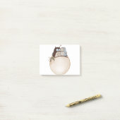 schattige uilen post-it® notes (Op bureau)