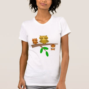 schattige uilen t-shirt