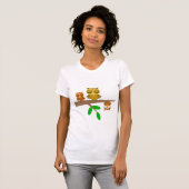 schattige uilen t-shirt (Voorkant volledig)