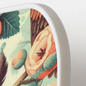  Schattige uilenpatroon Pickleball Paddle (Links Detail)