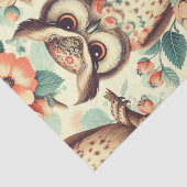 Schattige uilenpatroon Tissuepapier (Detail)