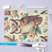 Schattige uilenpatroon Tissuepapier (Craft)